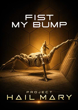 Project Hail Mary Rocky Fist Bump