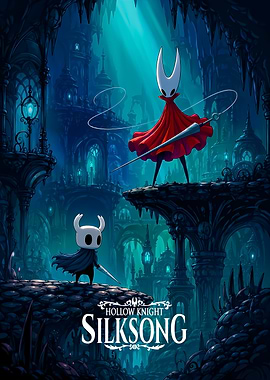 Hollow Knight Silksong Game Poster