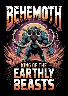 Behemoth King of Earthly Beasts Illustration