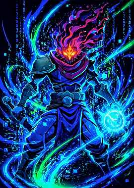 Dead Cells Beheaded Warrior Digital Art