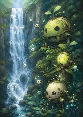 Nier Automata Machine Lifeforms by Waterfall
