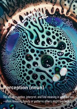 Perception Abstract Pattern Poster