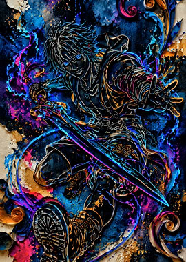 Noctis Lucis Caelum Neon Fantasy Art