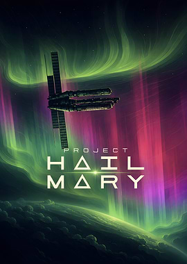 Project Hail Mary Space Poster