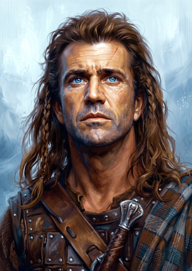 William Wallace Braveheart Portrait