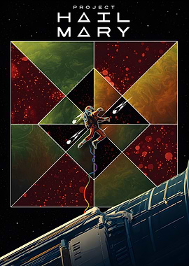 Project Hail Mary Space Poster