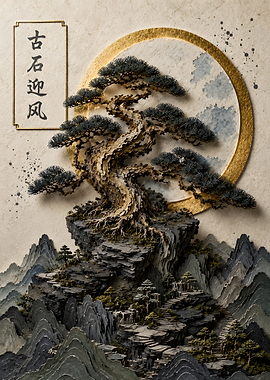 Bamboo & Rock Harmony