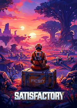 Satisfactory Game Poster Art
