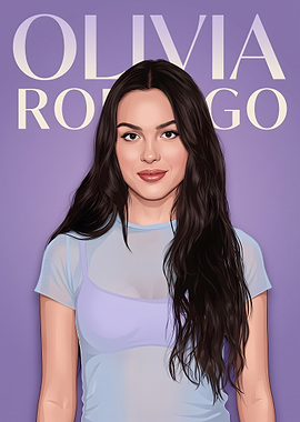 Olivia Rodrigo Digital Portrait