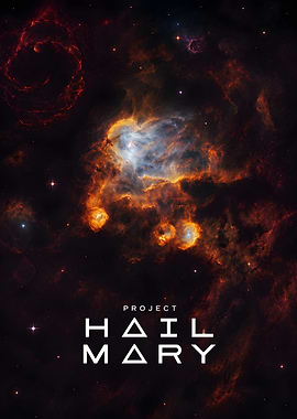 Project Hail Mary Space Poster