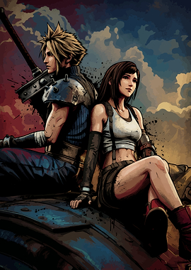 Cloud Strife and Tifa Lockhart