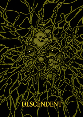 Descendent Dark Abstract