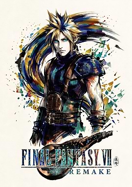 Cloud Strife Final Fantasy VII Remake