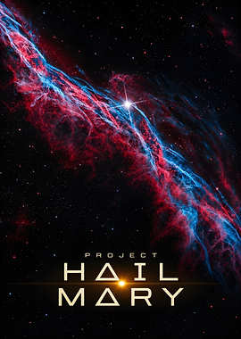 Project Hail Mary Space Poster