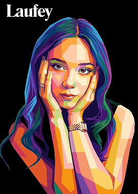 Laufey Pop Art Portrait