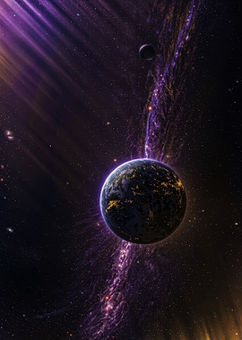 Earth and Moon in Deep Space
