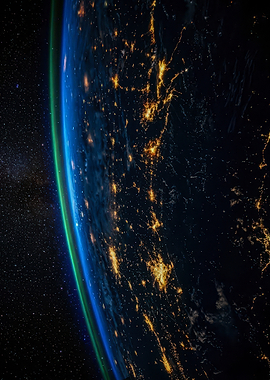 Earth at Night from Space