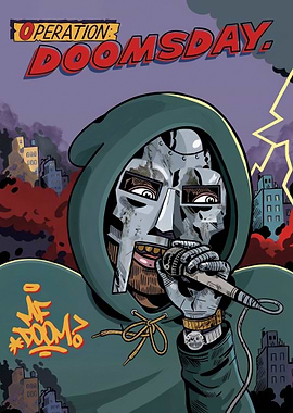 MF DOOM Operation Doomsday Comic Art
