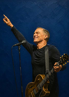 Adams Performing with Guitar