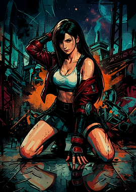 Tifa Lockhart Final Fantasy VII Portrait