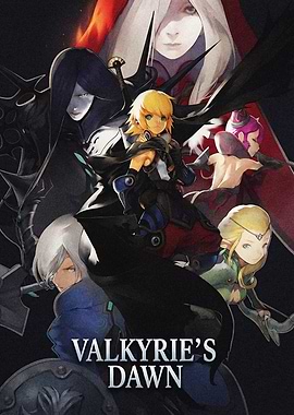 Valkyrie's Dawn Fantasy Game Poster