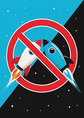 No Rockets Allowed Sign