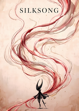 Hollow Knight Silksong Hornet Poster