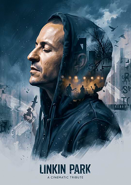 Chester Bennington Linkin Park Tribute Poster
