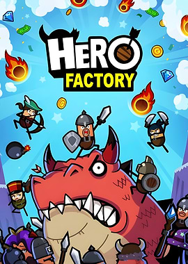 Hero Factory Mobile Game Poster