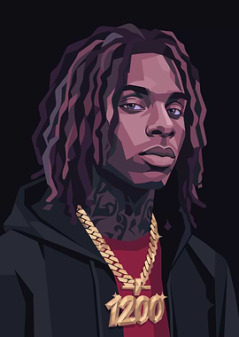 Stylized Portrait of Polo G