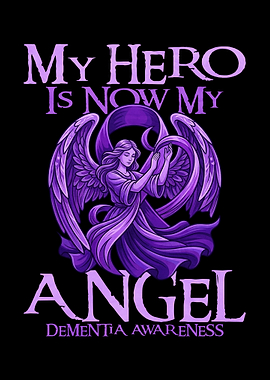 Dementia Awareness Angel Memorial Design