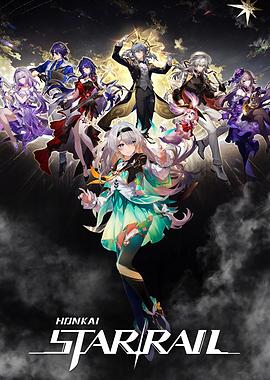 Honkai Star Rail Character Ensemble Poster