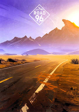 Road 96 Game Landscape Poster
