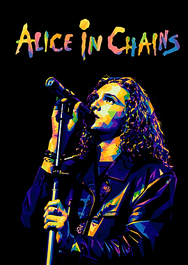 Layne Staley Pop Art Portrait