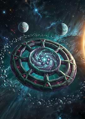 Mystical Cosmic Portal in Deep Space