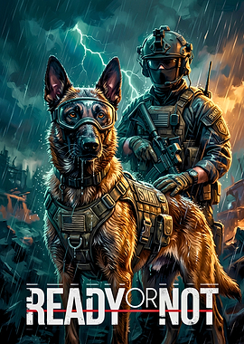Ready or Not SWAT Dog Poster