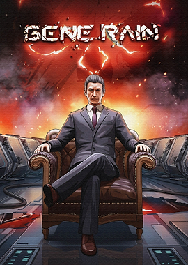 Gene Rain Video Game Poster