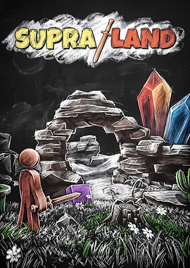 Supraland Game Poster Art