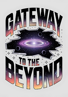 Gateway to the Beyond Space Poster