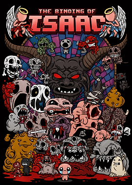 The Binding of Isaac Game Poster