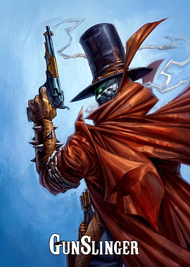 Gunslinger Spawn Comic Book Art