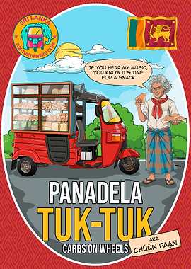 Panadela Tuk-Tuk Sri Lankan Bread Seller