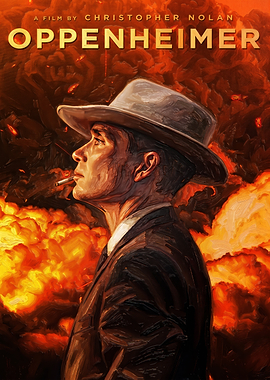 Oppenheimer Movie Poster Art