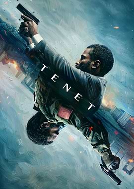Tenet Movie Poster Art