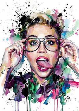 Miley Cyrus Portrait