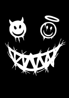 Duality Smiley Face Graphic