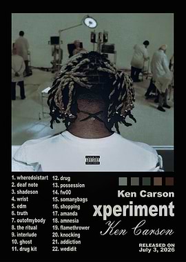 Ken Carson Xperiment Album Cover Art