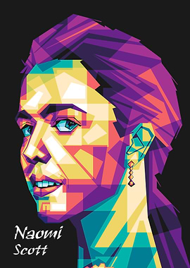 Naomi Scott Pop art