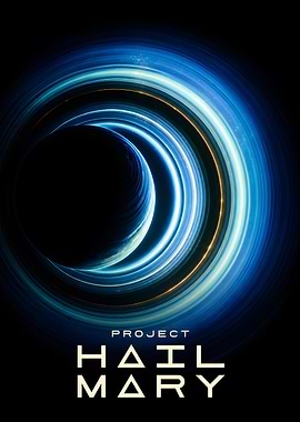 Project Hail Mary Space Poster