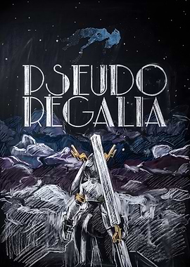 Pseudo Regalia Chalk Art Poster